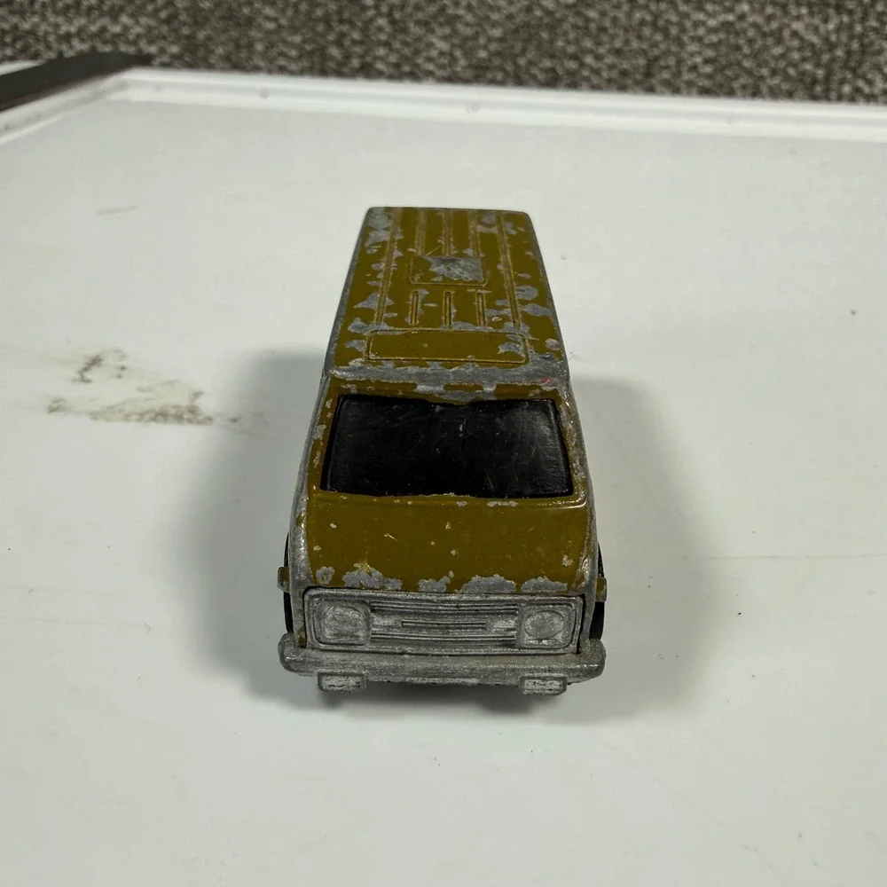 Hot Wheels Super Van Military Police Army 1974 Redline Green Hong Kong Vintage